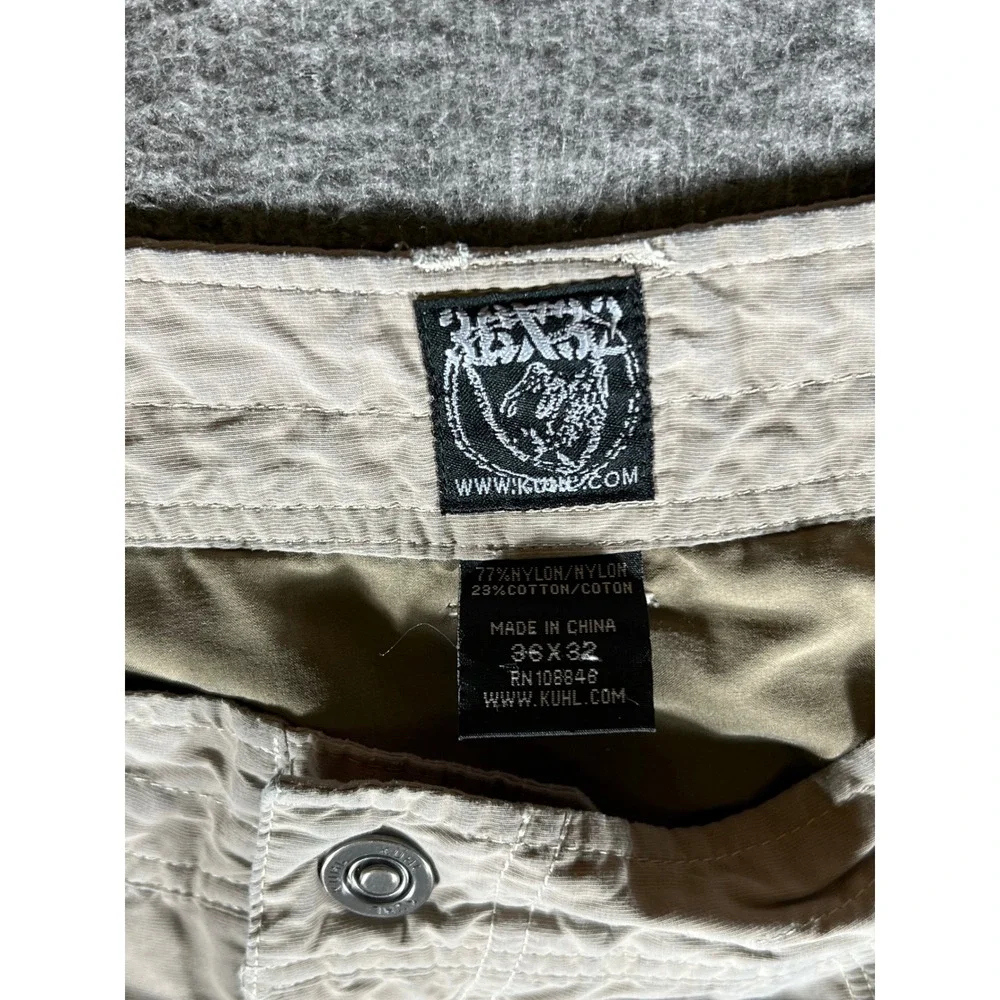Kuhl Cargo Pants Versatile Trousers Casual Beige Mens 36X30 - Picture 12 of 16
